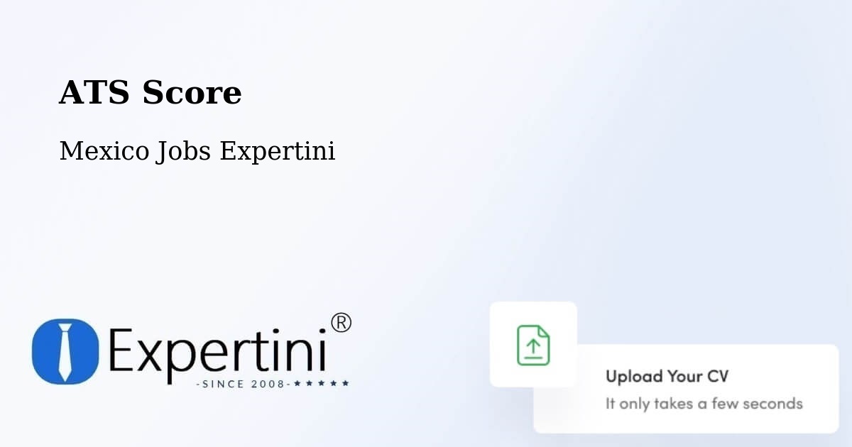Resume ATS Score & Job Description Match Tool – Tataltepec De Valdés - Mexico Jobs Expertini